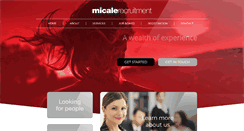 Desktop Screenshot of micalerecruitment.com